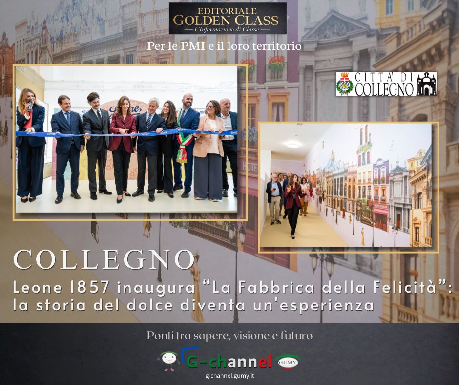 Leone 1857 inaugura “La Fabbrica della Felicità”: a Collegno la storia del dolce diventa un'esperienza